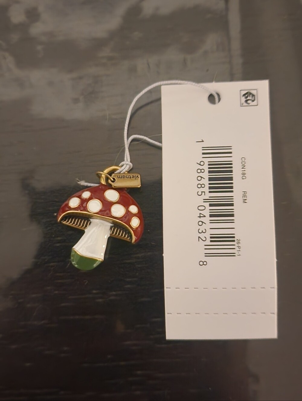 NWT Coach New York Exclusive Mushroom Shoe Charm